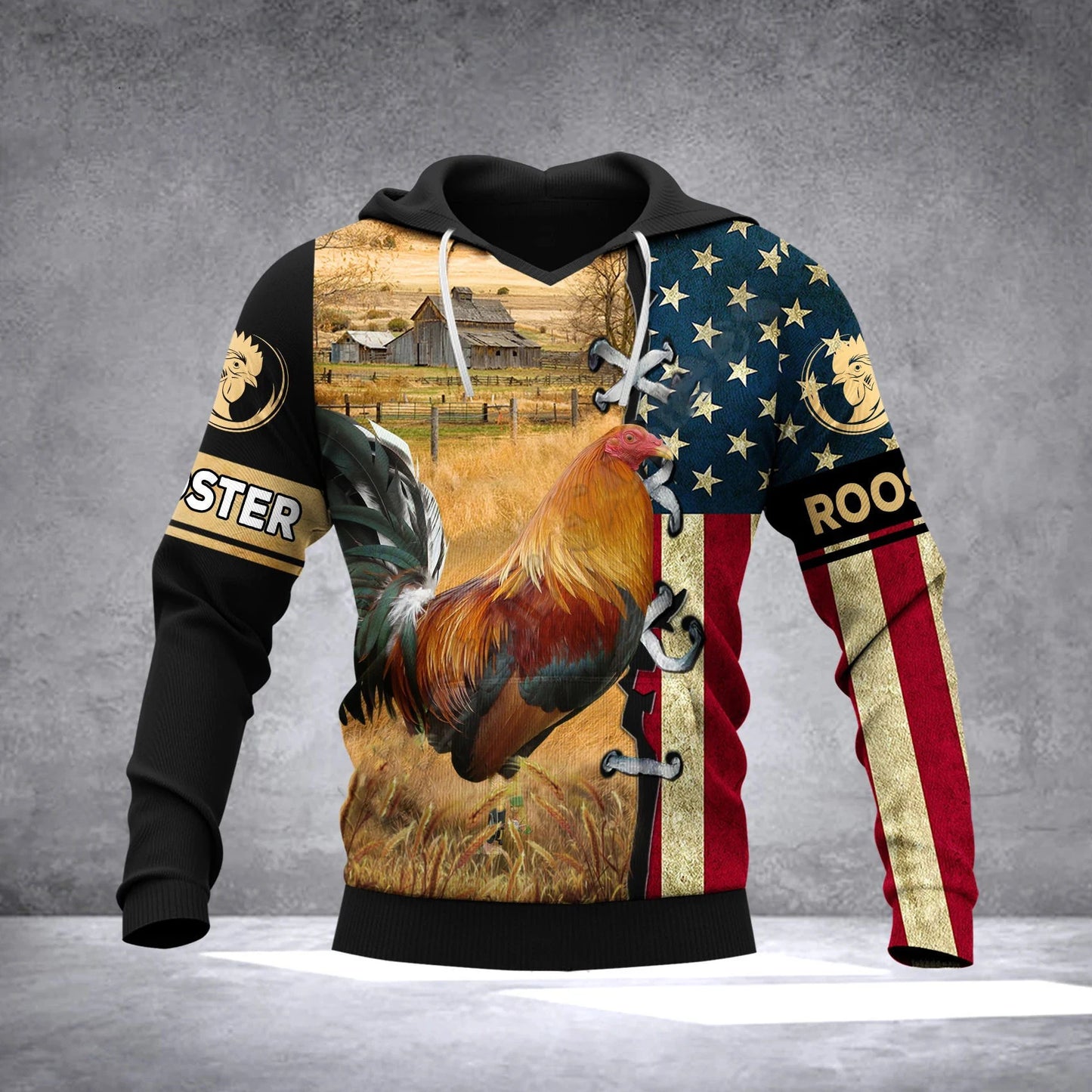 2022 Man's Hoodie Camo Animals Rooster Autumn Pullover New Fashion Tracksuit 3D Print Casual Hoodies - Colouronova