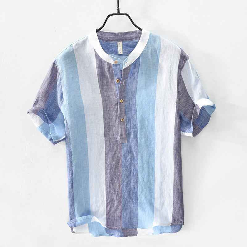 Striped linen shirt