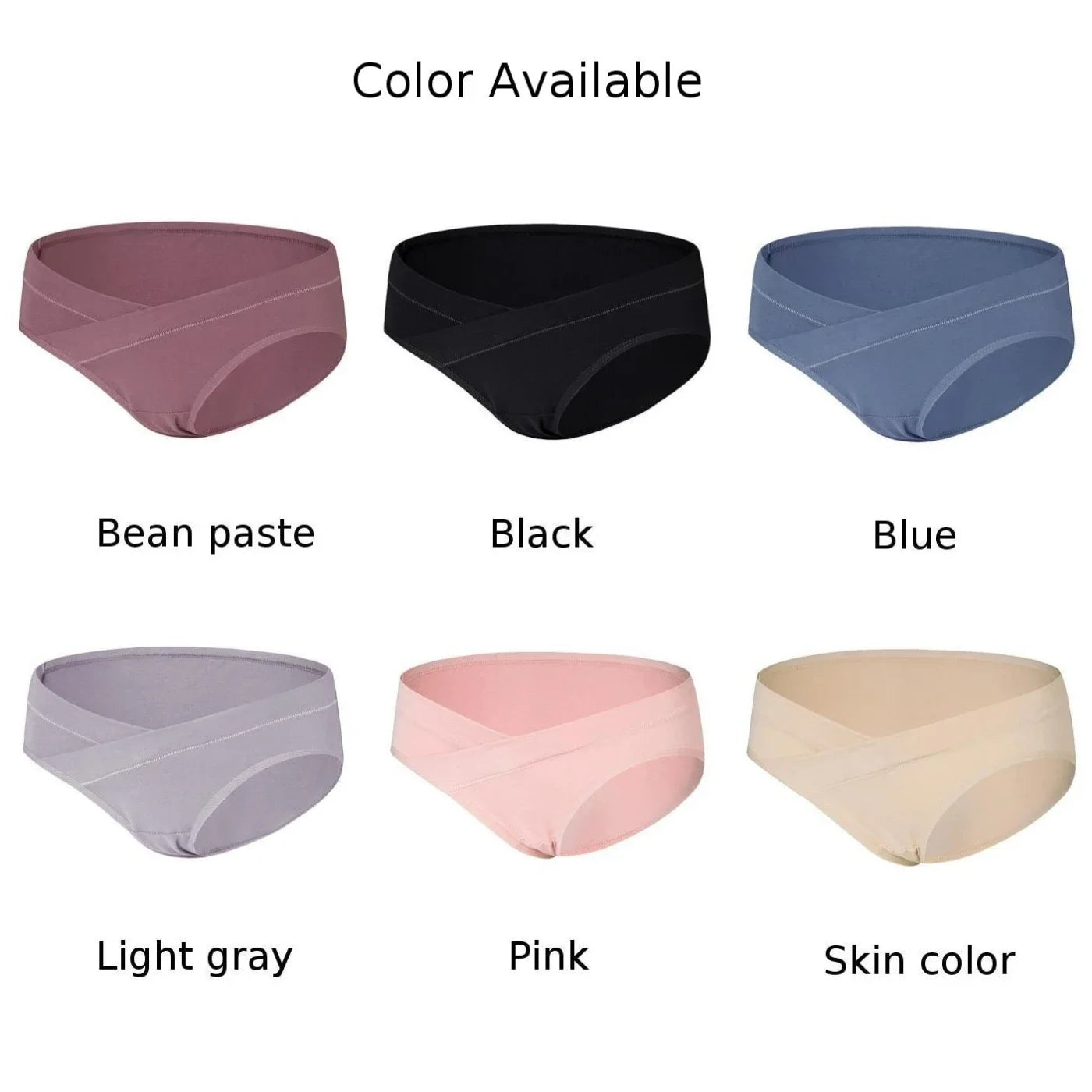 Maternity Panties Panties Pure Cotton Regular Sexy Slightly Stretched Solid Color All Season Comfortable Daily - Colouronova