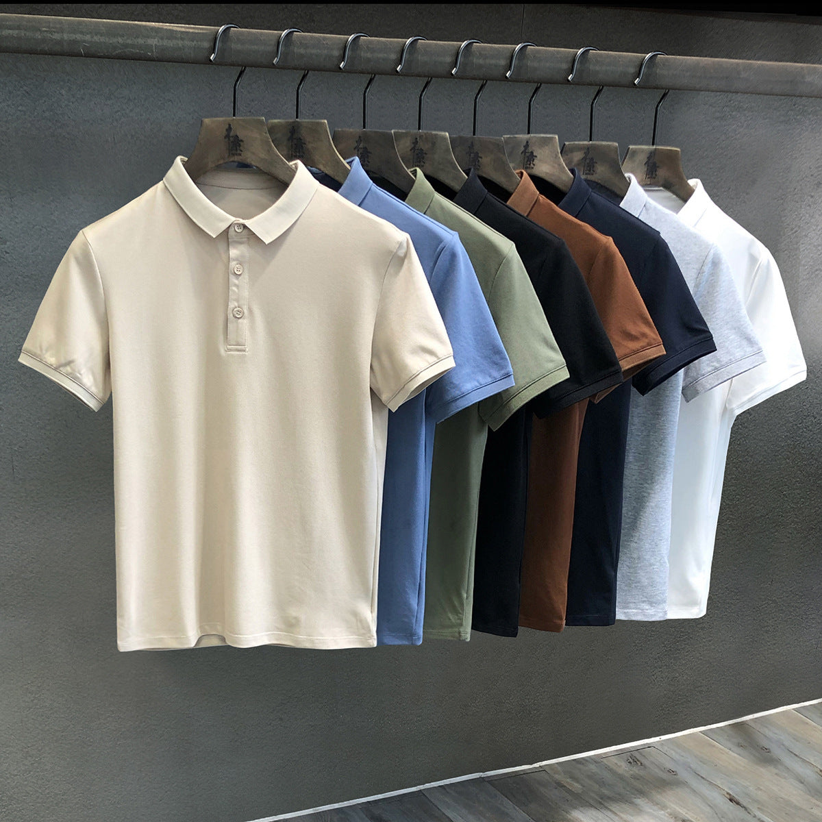 Basic men's polo shirt Colouronova