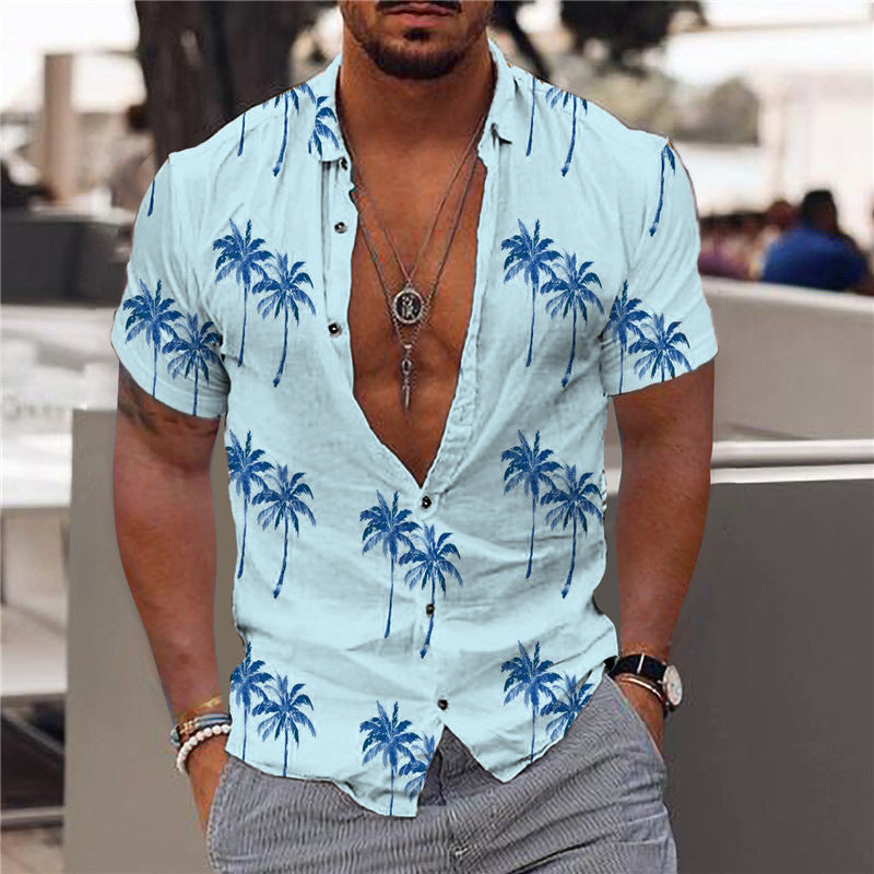 Mens Printed Shirt Colouronova