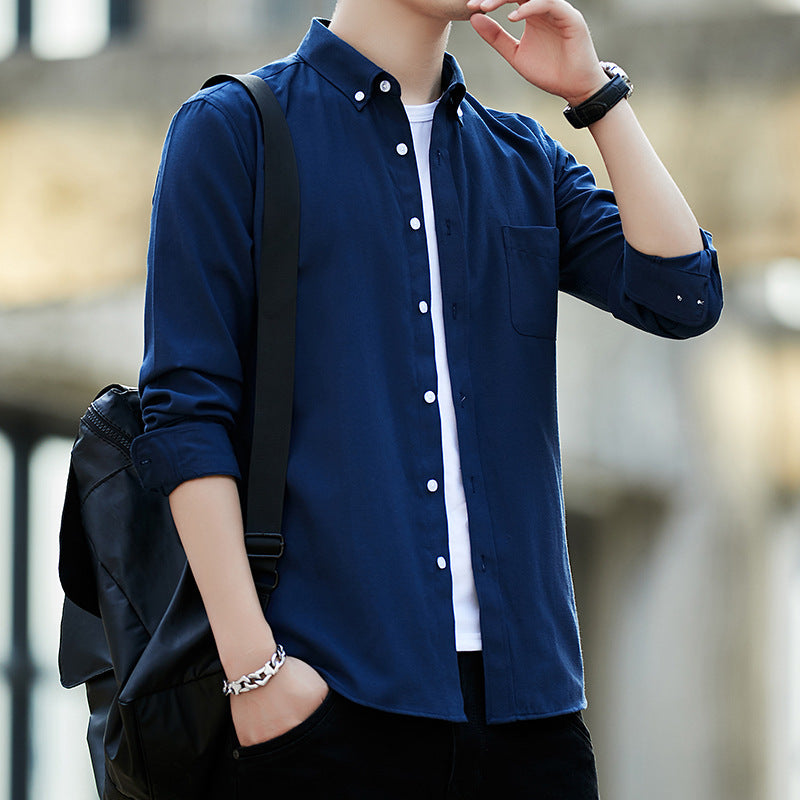Long-sleeved dress shirt formal attire Colouronova