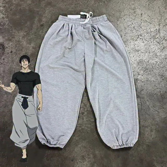 Vintage Solid Fleece Sweatpants Loose Unisex Clothing Casual Classic Gray Wide Leg Warm Trouser Thick Jogger Hip Hop Winter 2025 - Colouronova