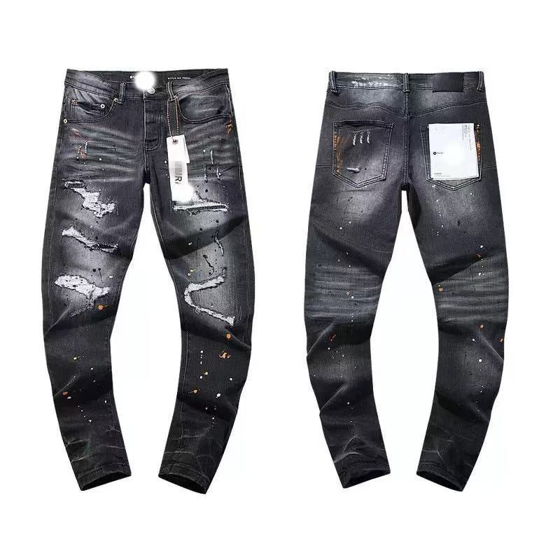 High Street ripped patch jeans Colouronova