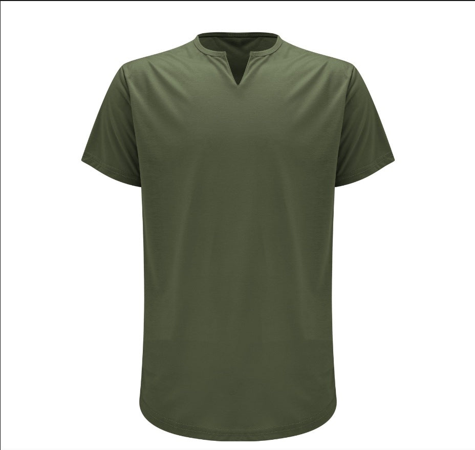 V-neck Men's Casual T-shirt Colouronova