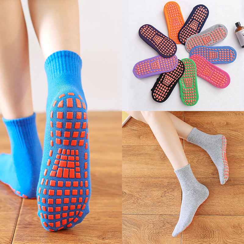 Medium Tube Cotton Anti-Slip Sports Socks