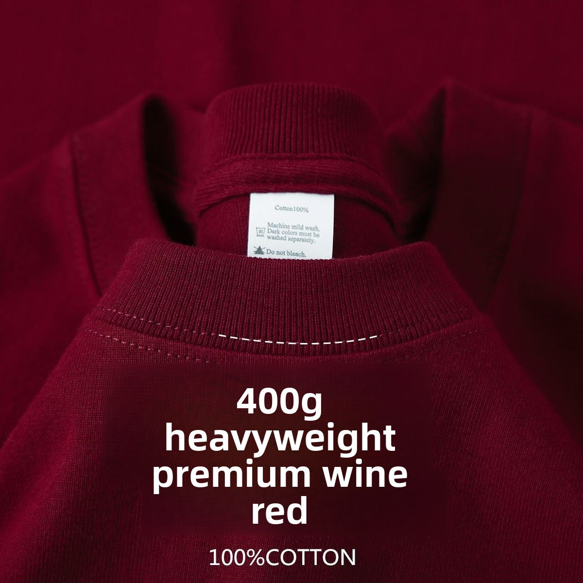 Heavyweight pure cotton T-shirt Colouronova