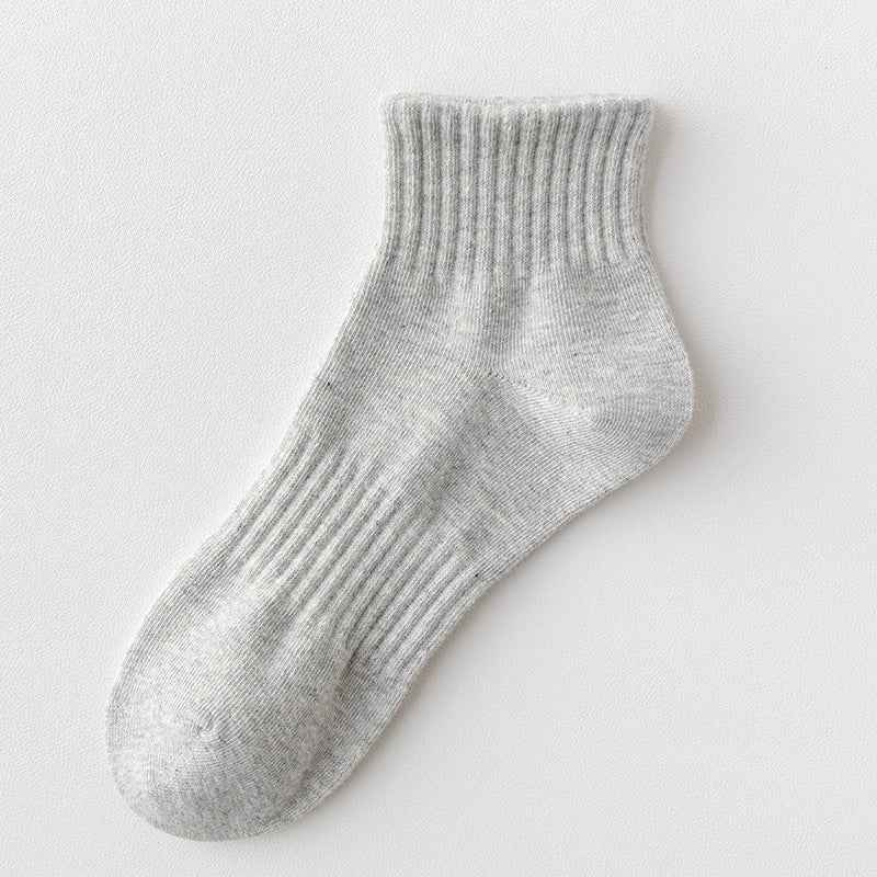 Summer Sweat-Absorbent Solid Color Socks