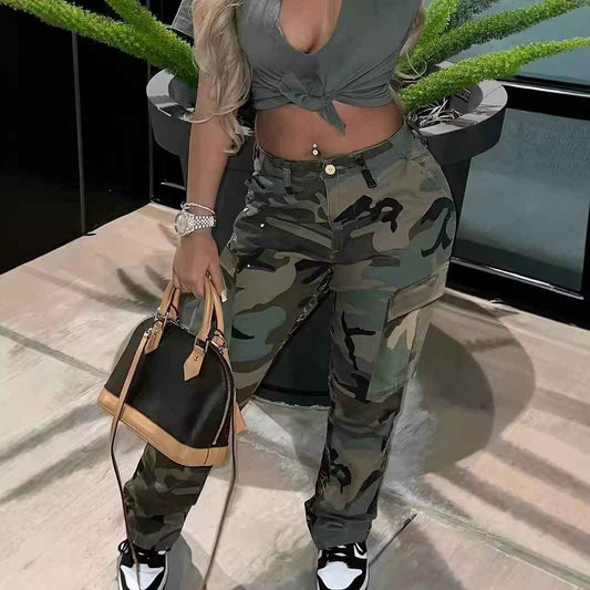 Women's Camouflage Cargo Pants