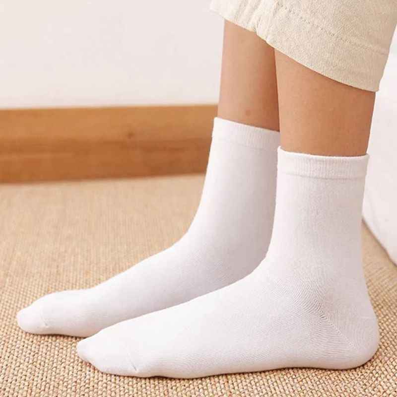 Summer Sweat-Absorbent Solid Color Socks