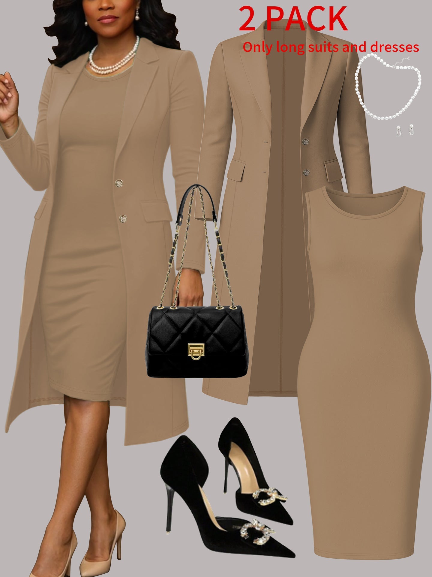 Dress Two-Piece Set Colouronova