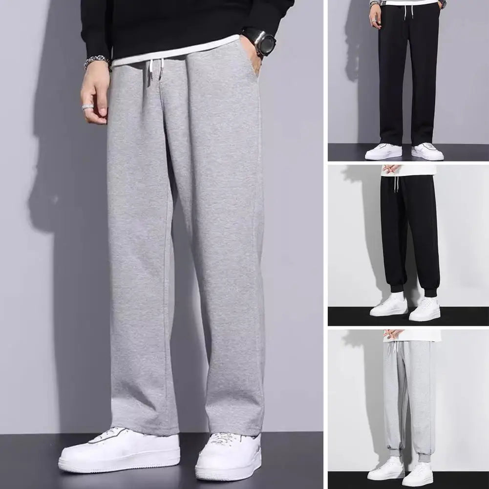 Men Winter Thick Warm Pants Mens Feelce Casual Joggers Pants Sweatpant Trousers Mens Autumn Fashion Thermal Sports Pants Male - Colouronova