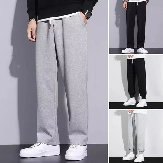 Men Winter Thick Warm Pants Mens Feelce Casual Joggers Pants Sweatpant Trousers Mens Autumn Fashion Thermal Sports Pants Male - Colouronova