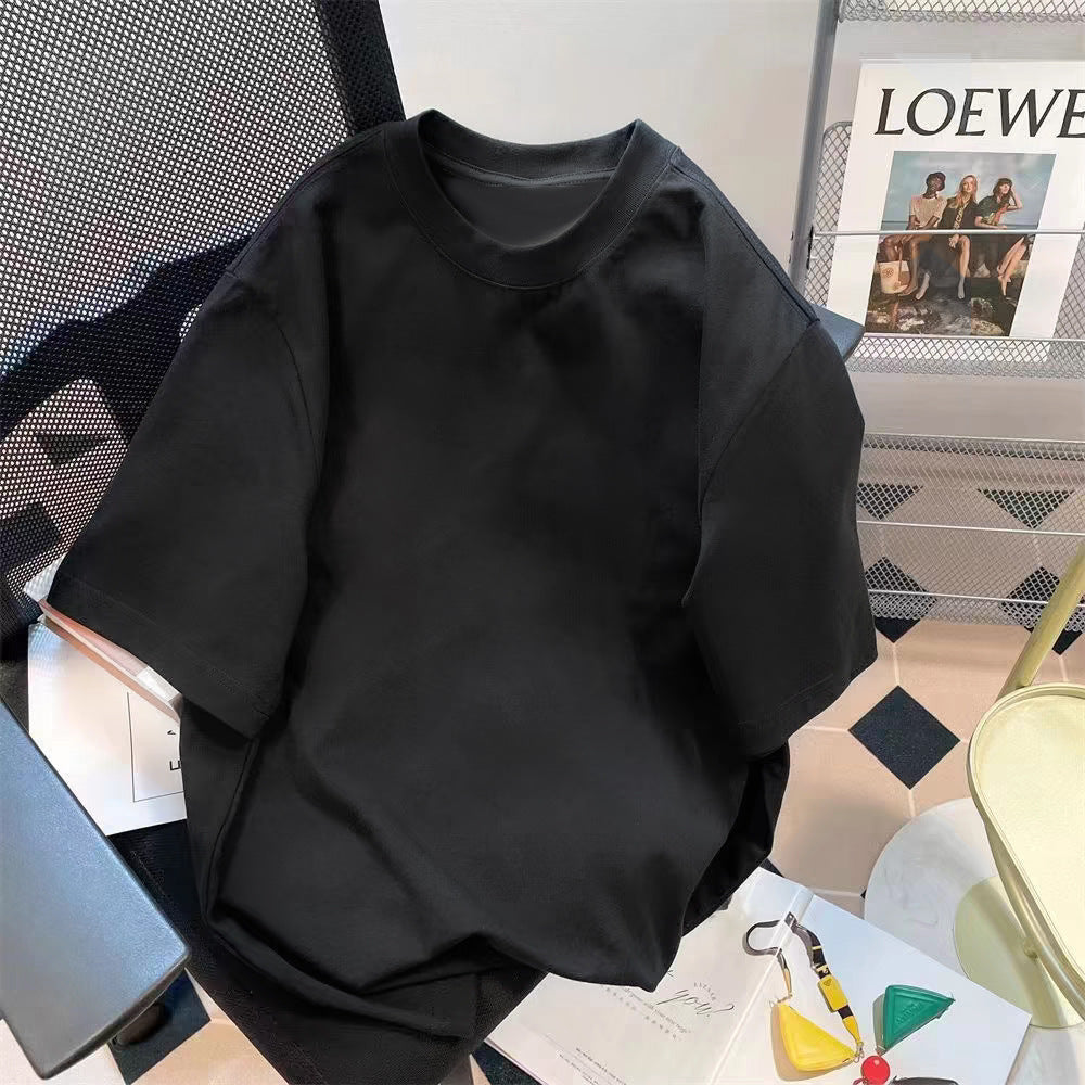 Trendy Summer Bear Print Loose T-Shirt Colouronova