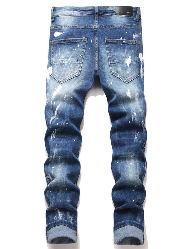 Mens Denim Trousers Colouronova