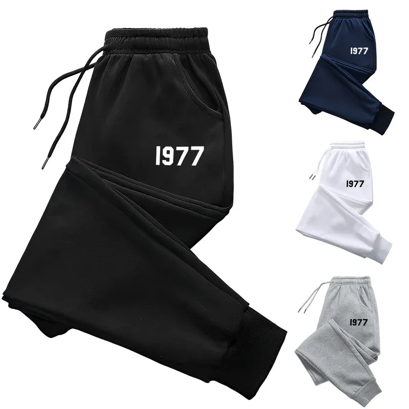 Mens Sweatpants Quality Casual Tracksuit Trousers Daily Fashion Printing Versatile Sale Gym Jogging Pants Comfortable Soft Sport - Colouronova