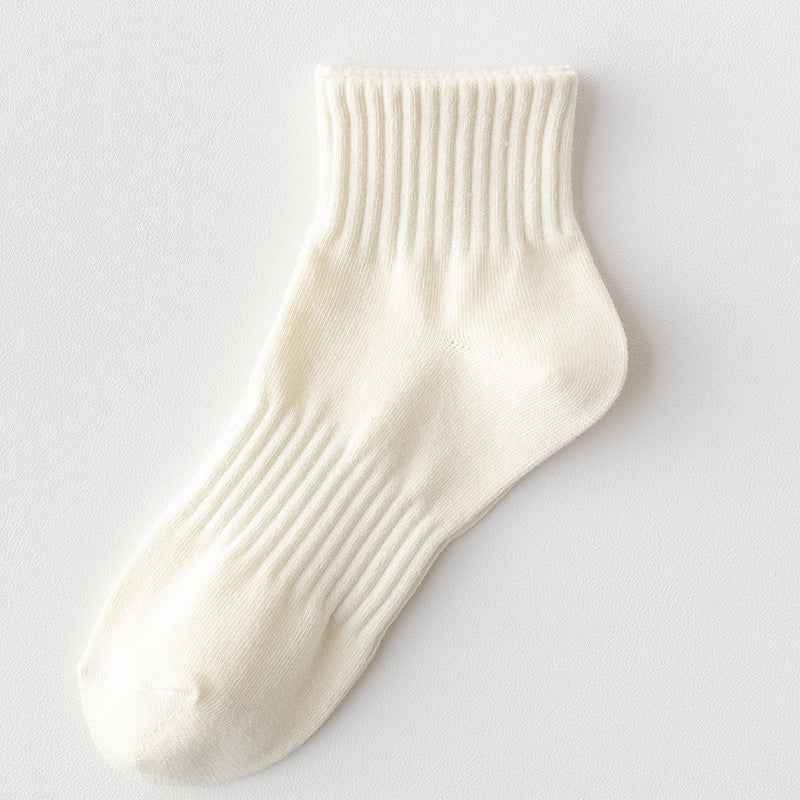 Summer Sweat-Absorbent Solid Color Socks