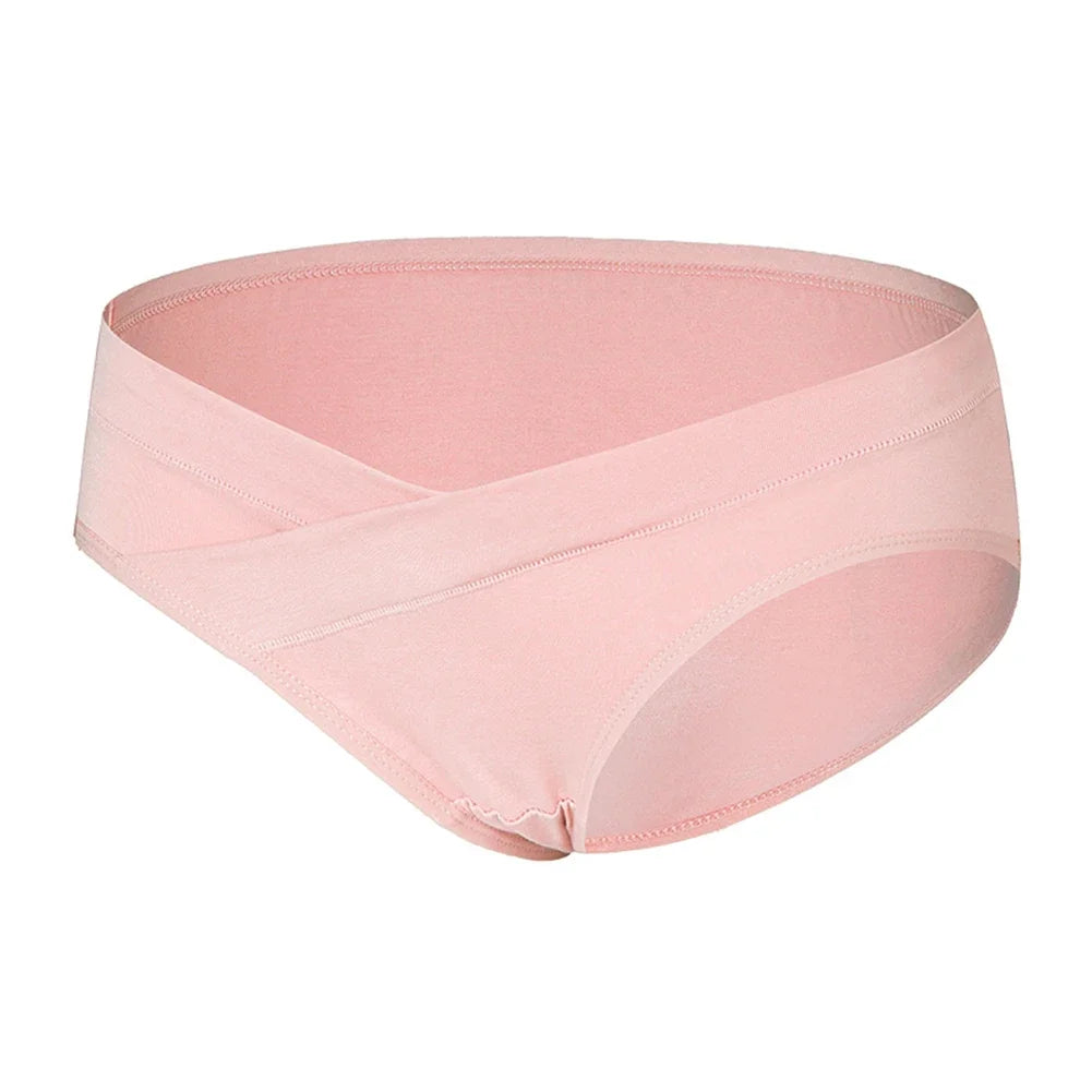 Maternity Panties Panties Pure Cotton Regular Sexy Slightly Stretched Solid Color All Season Comfortable Daily - Colouronova