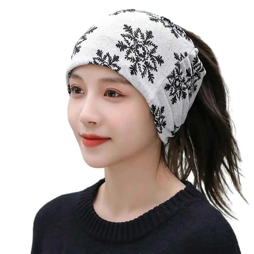 Scarf Neck Collar Multi-functional Scarf Breathable High Elastic Thickened Winter Warm Face Guard Headwear Cycling Scarf Hat