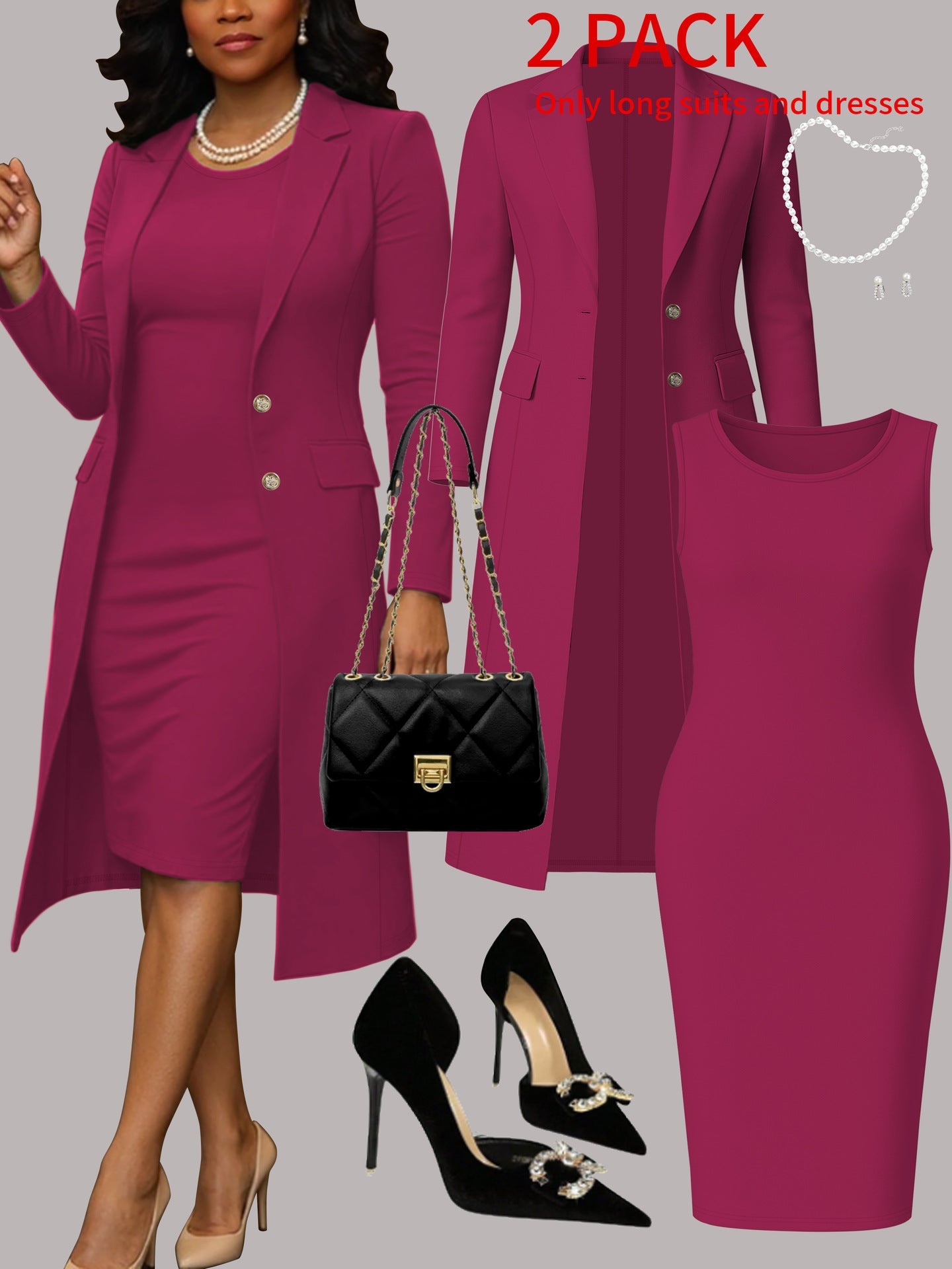 Dress Two-Piece Set Colouronova