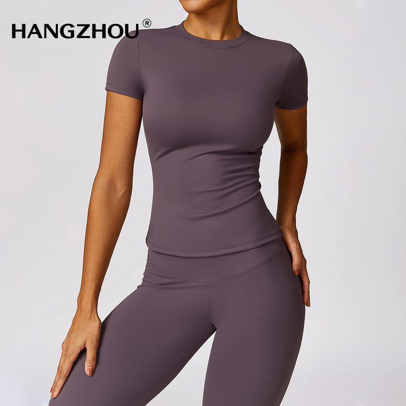 Women's Quick-Dry Yoga Fitness Top Colouronova
