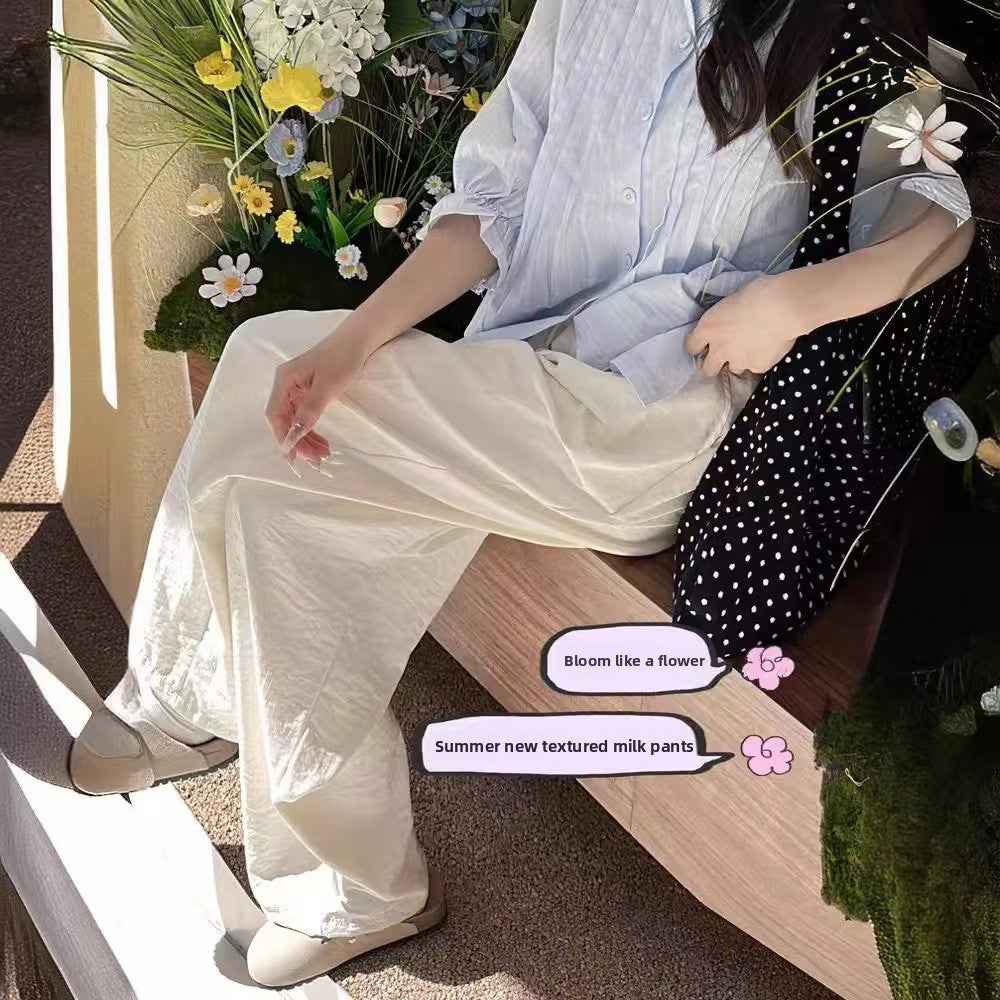 Women's Lazy Style Straight Leg Casual Pants