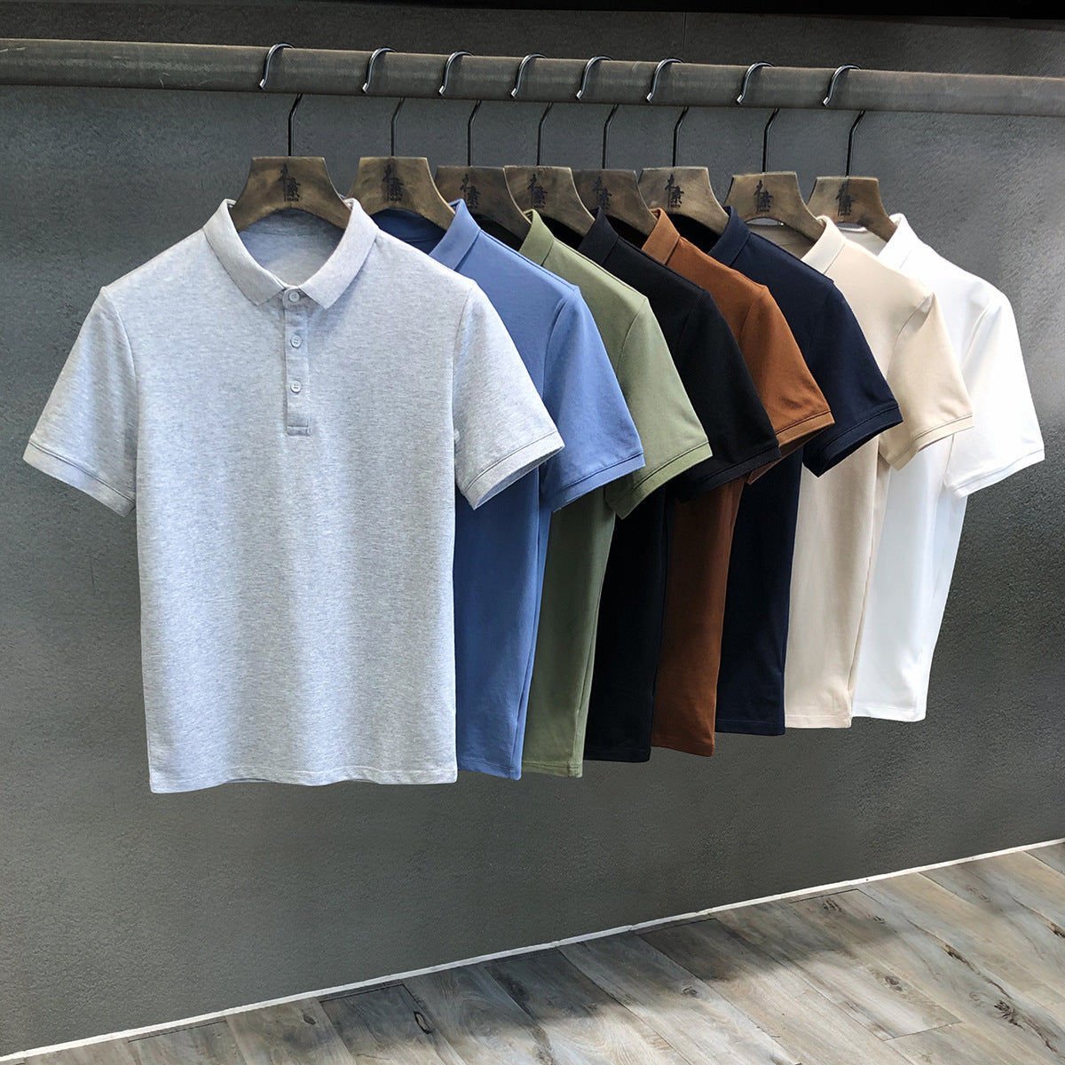 Basic men's polo shirt Colouronova