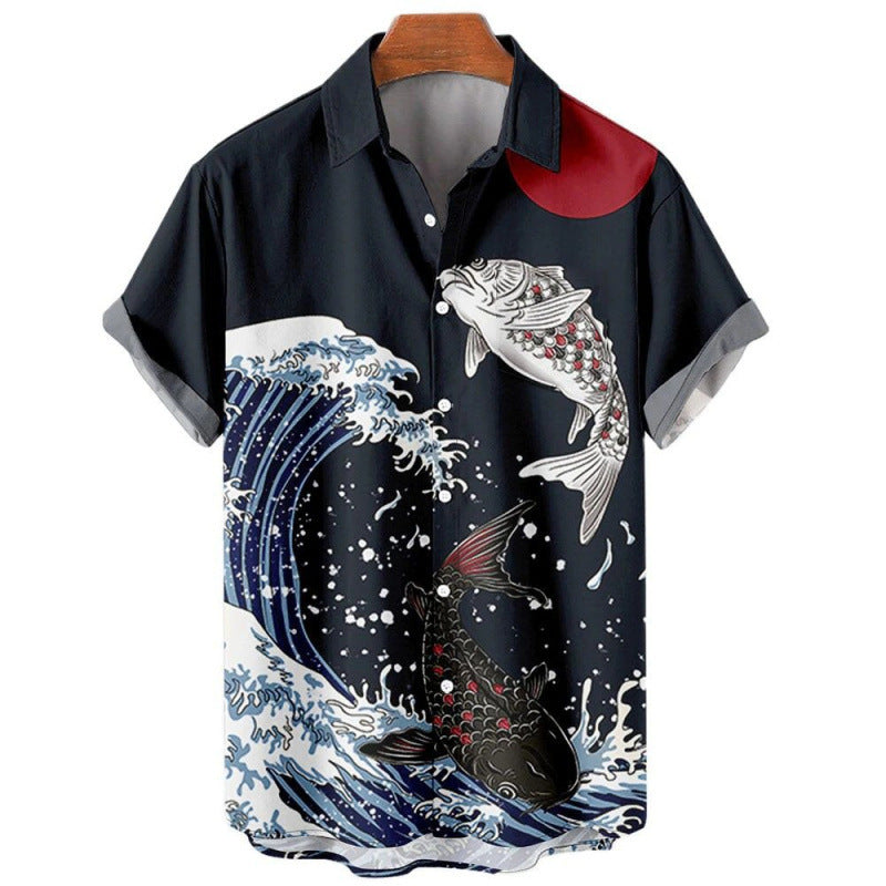Mens Printed Shirt Colouronova