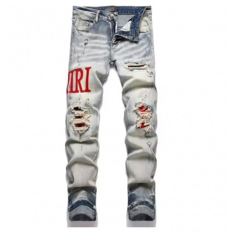 mens cotton jeans Colouronova