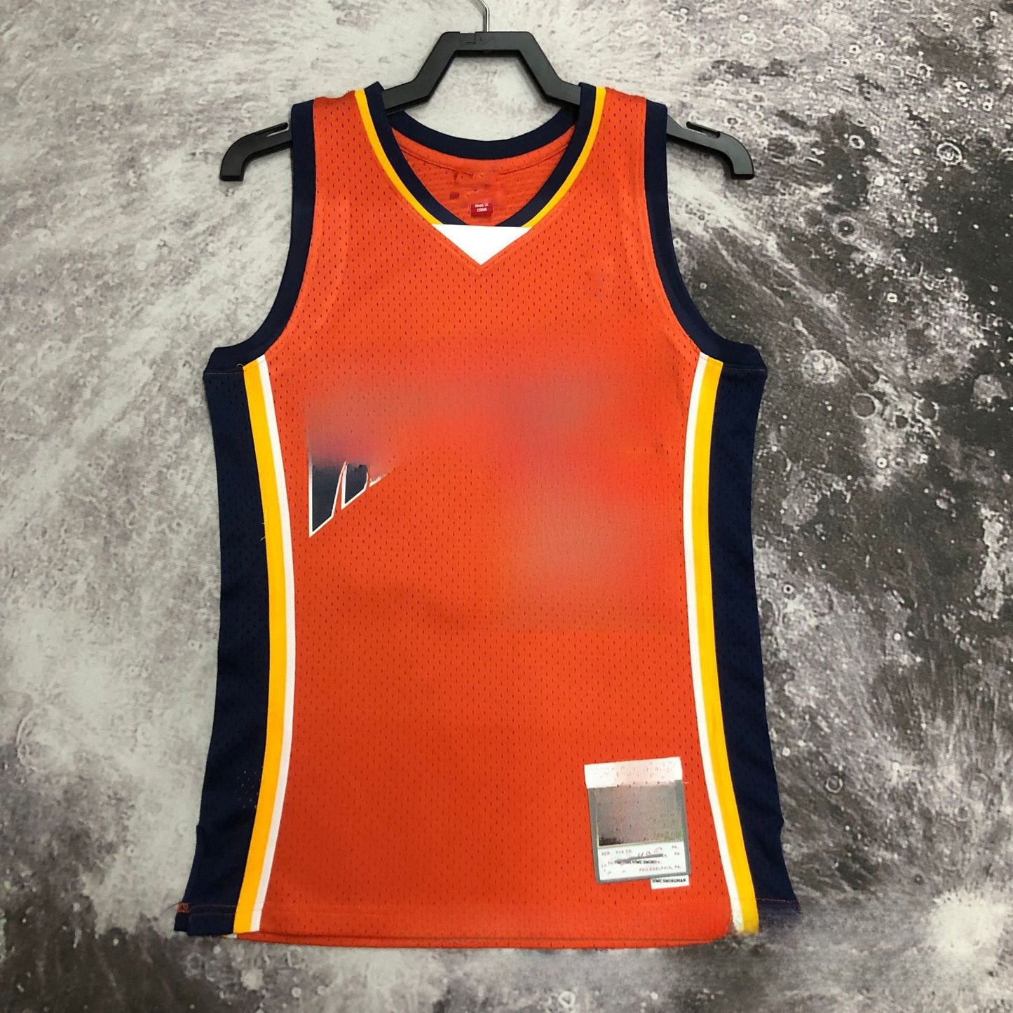 Retro Basketball Jersey Warriors Edition Colouronova