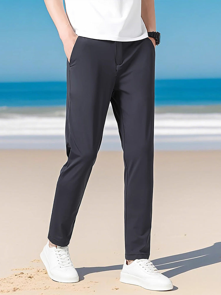 straight-leg suit pants Colouronova