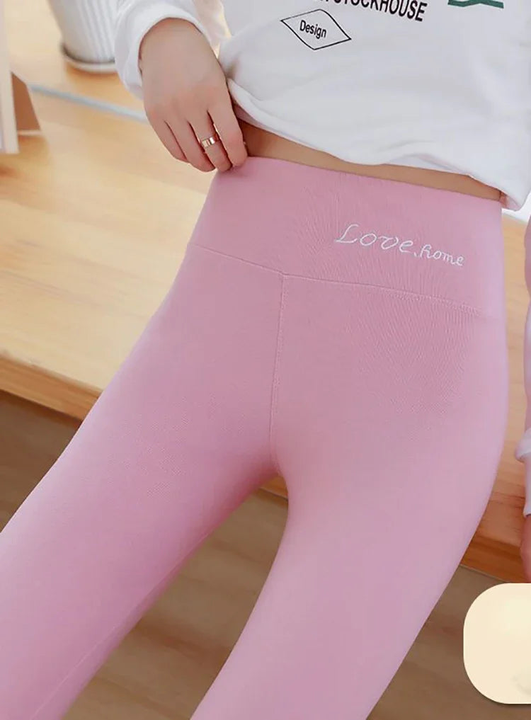 Autumn Winter Women Underwear Thermal Pants Cashmere High Waist Trousers For Women Casual Cashmere Pajama Pants 2024 - Colouronova