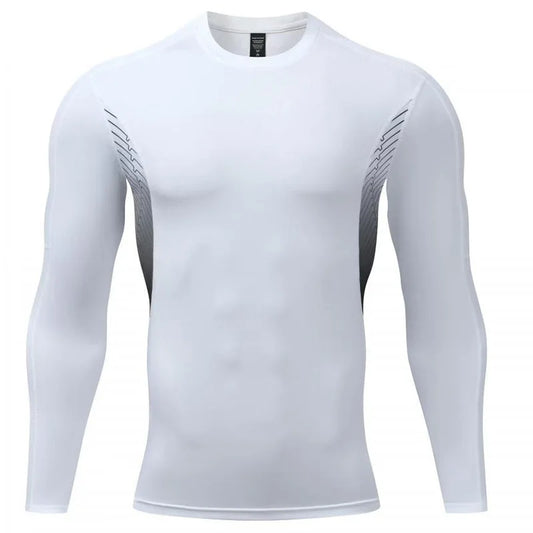 Men's JOGGING T-Shirts Hiking Outdoor Sports Long Sleeve T-shirt Quick Dry Running Breathable Fitness Jacket T-shirt Tops - Colouronova