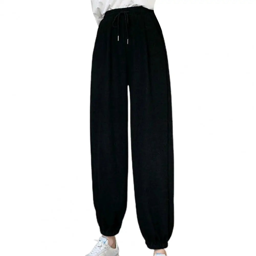 Winter Warm Fleece Pants Women 2023 Lambswool Thick Heavy Cotton Thermal Sweatpants Male Trousers Casual Fashion Men Joggers - Colouronova