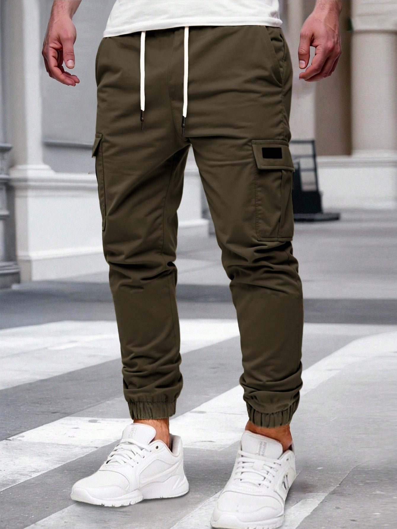 Relaxing multi-pocket work pants Colouronova