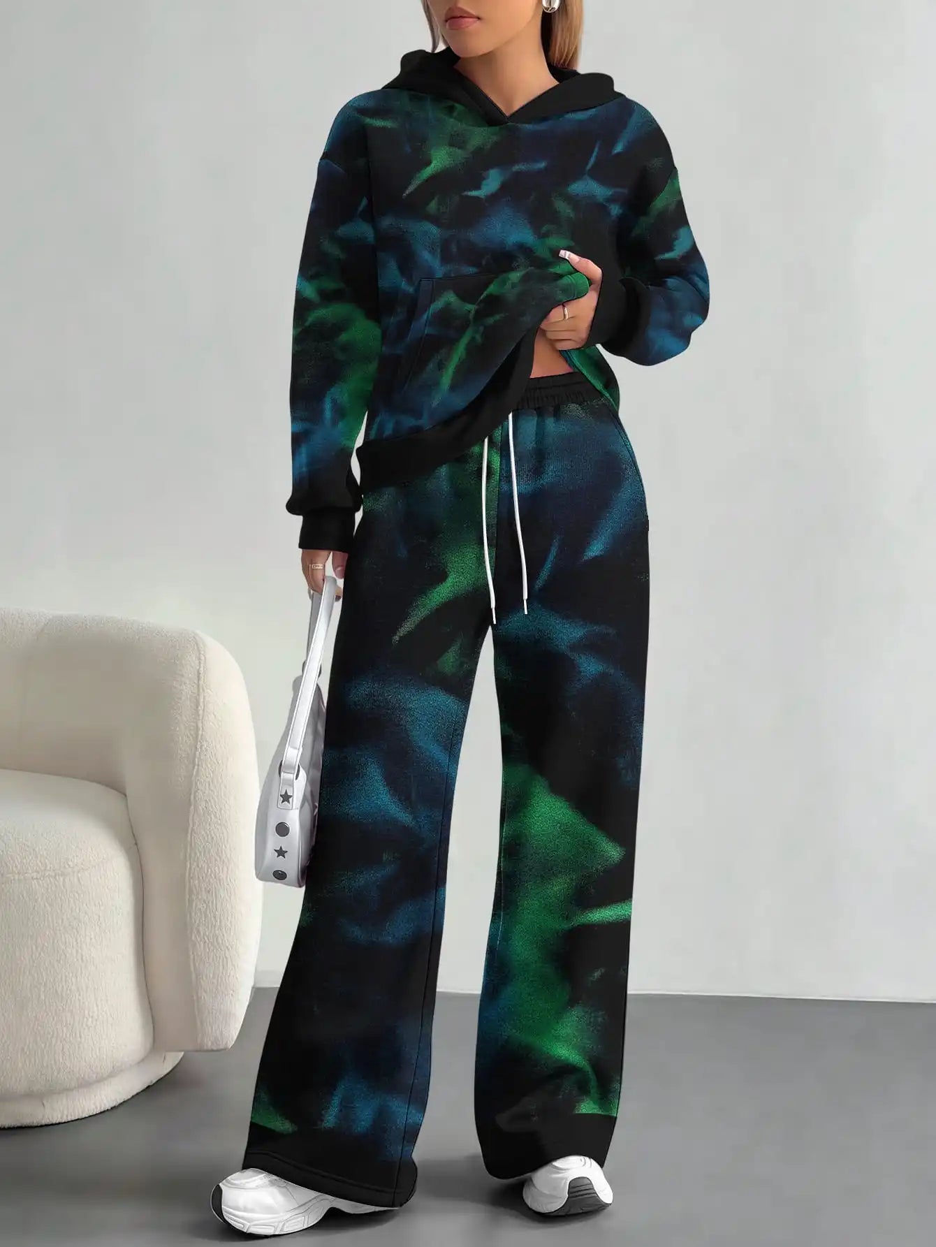 2025 new yellow green camouflage sports style foreign trade comfortable fashion leisure outdoor European and American women's su - Colouronova