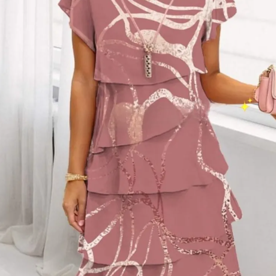Chiffon dress Colouronova