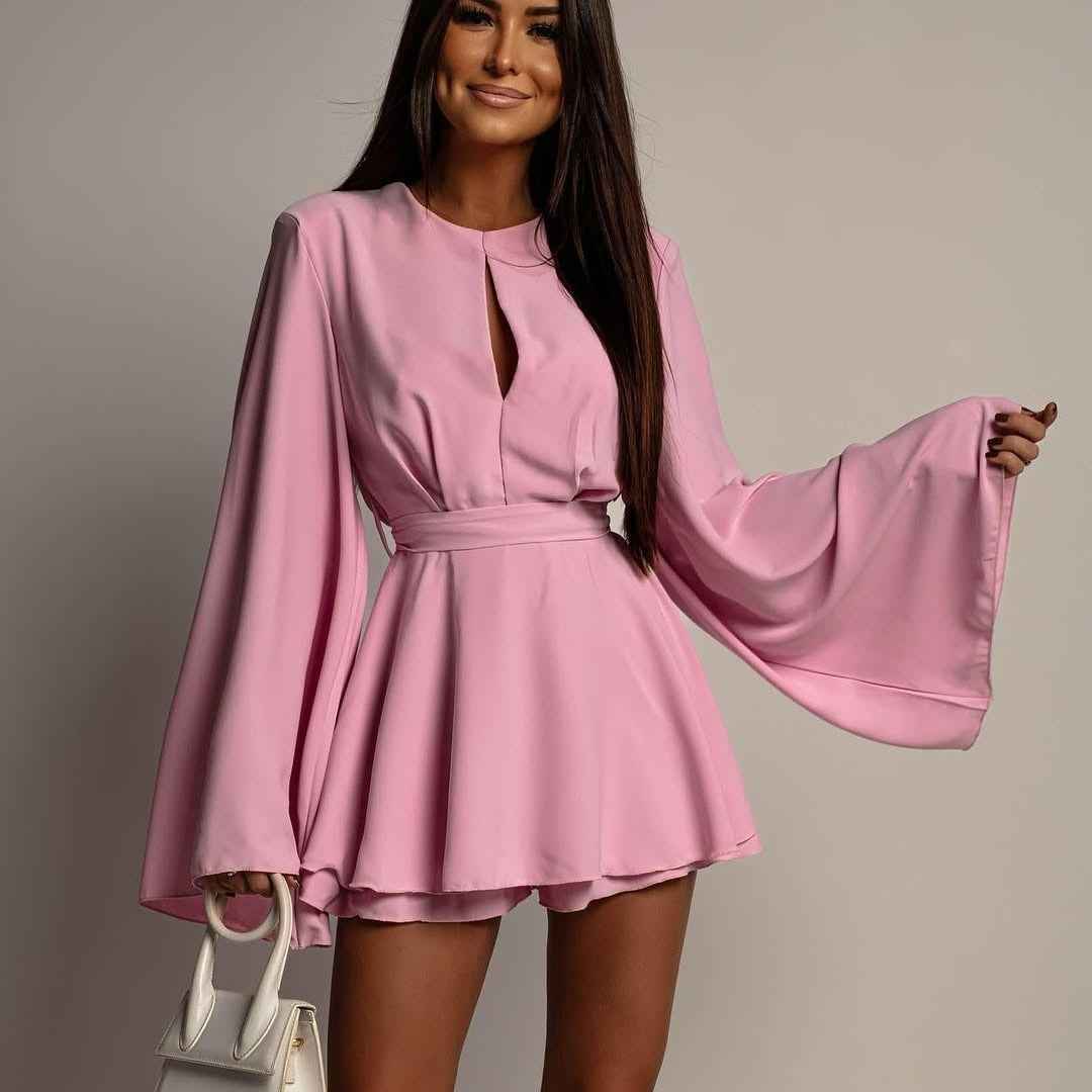 Waist-cinched dress