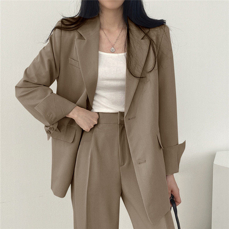 Women's Two-Piece Suit with Jacket and Pants Colouronova