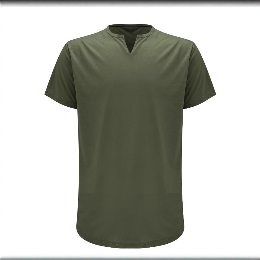 V-neck Men's Casual T-shirt Colouronova