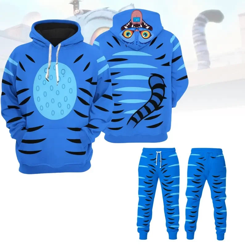 Hot KPop Demon Hunters Cosplay Hoodies Set 3D Print Men Women Anime Sweatshirt Jogger Suit Autumn/Winter jogging 2Pcs Sets - Colouronova