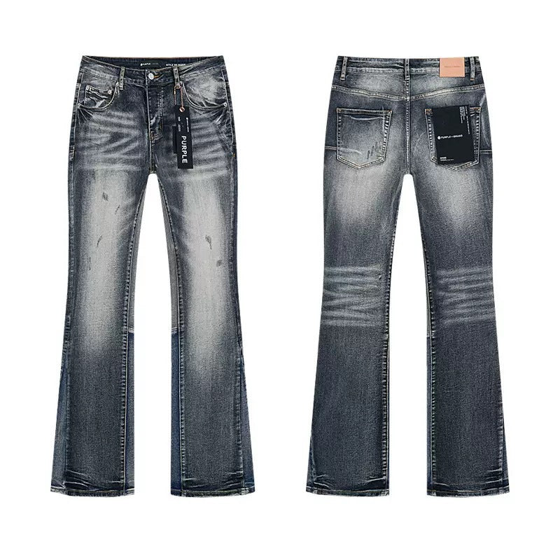 High Street ripped patch jeans Colouronova