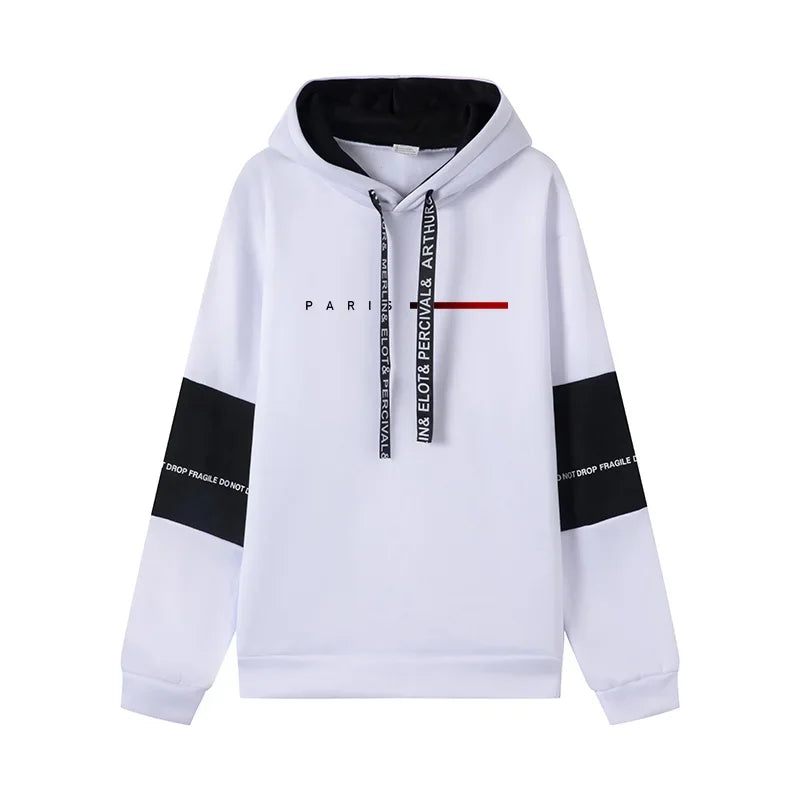 Autumn Winter Mens Tracksuit Printing Casual Sweatshirts Sportswear Sports Jogging Mens Clothing Single Piece Hoodie Pants 2025 - Colouronova