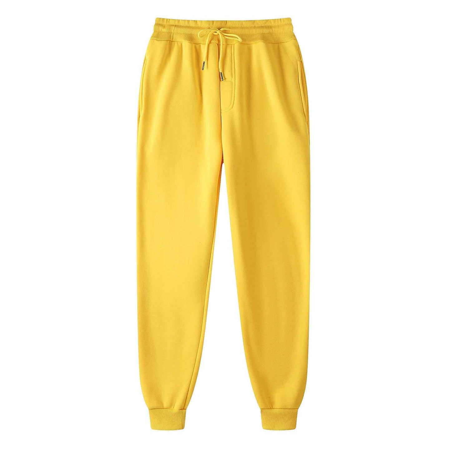 Fleece Lined Sweatpants with Elastic Waist