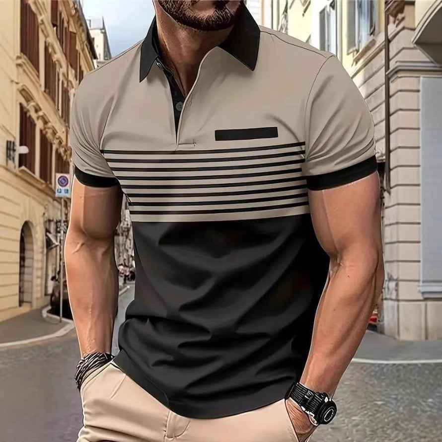 Men's Slim Fit Short Sleeve Polo Shirt