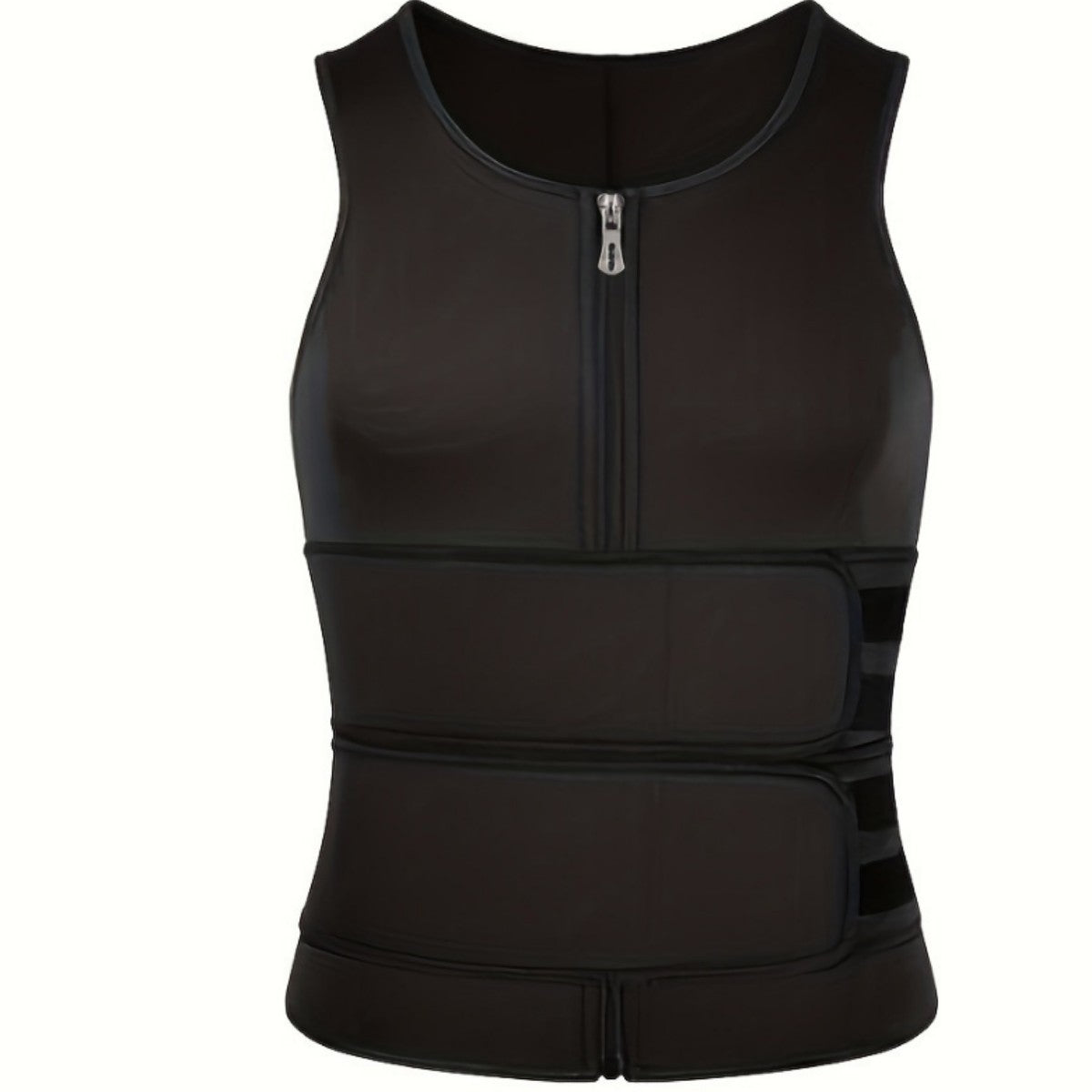 Men's Double Belt Workout Shaper Vest Colouronova