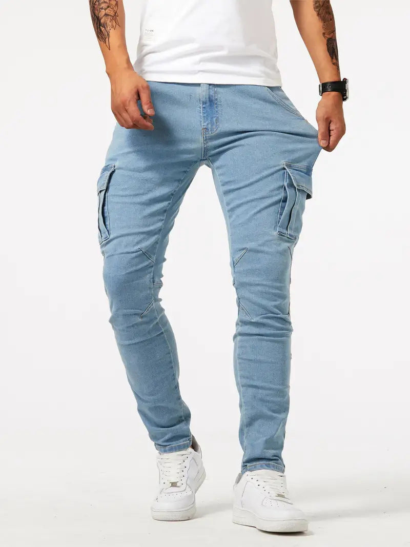 Men's Cotton Cargo Casual Pants Colouronova