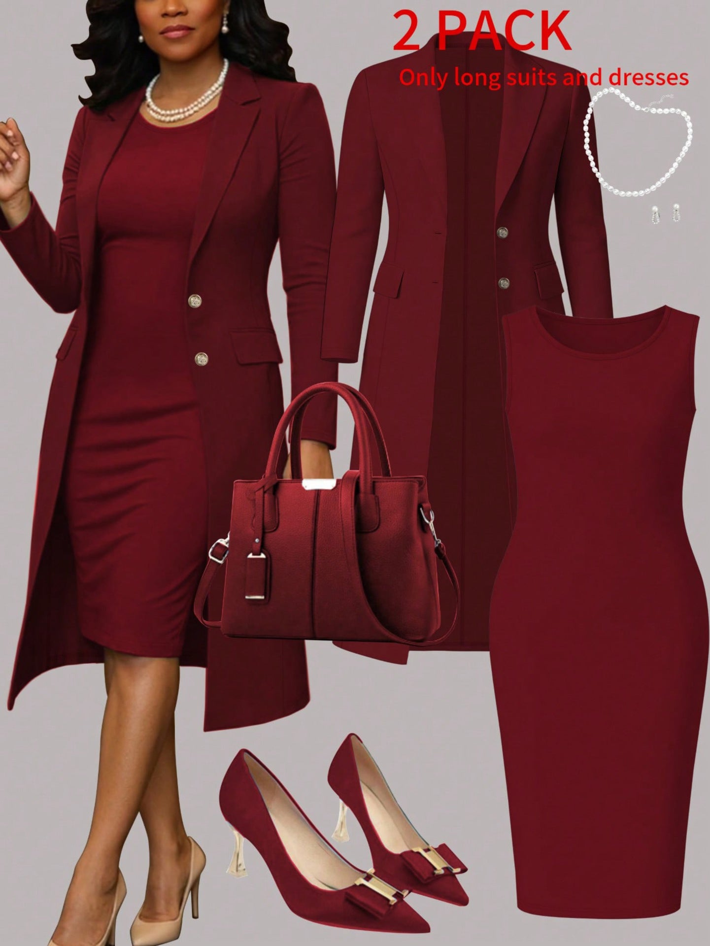 Dress Two-Piece Set Colouronova