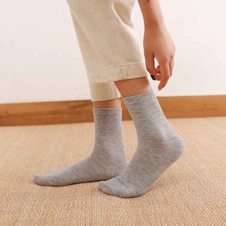 Summer Sweat-Absorbent Solid Color Socks