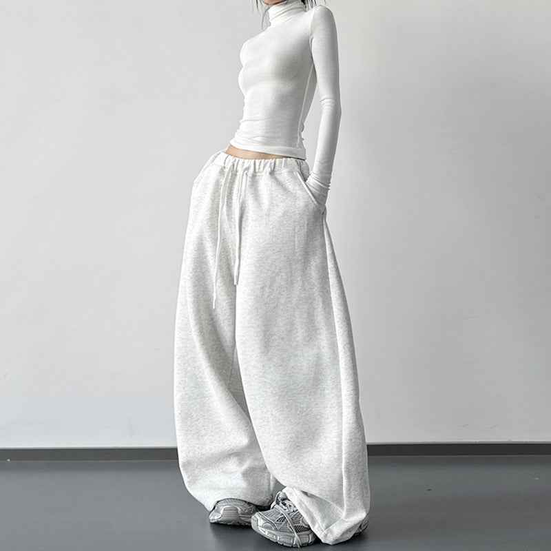 Women's High-Waisted Wide-Leg Sweatpants